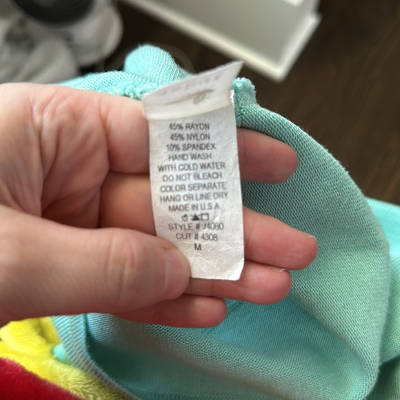 Sea foam green Mint Green green mini skirt - Picture 5 of 7